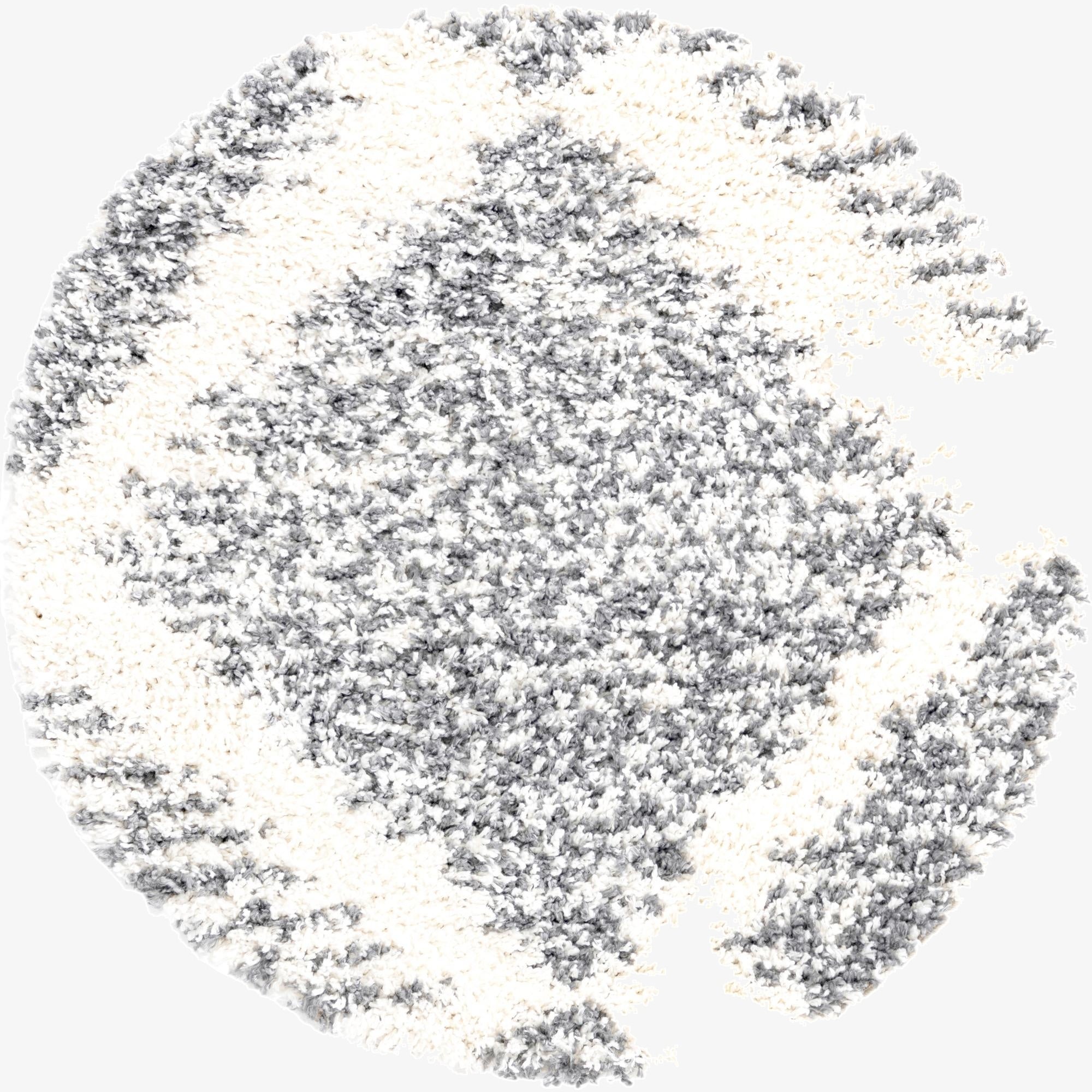  3' 3 x 3' 3 Serenity Shag Round Rug