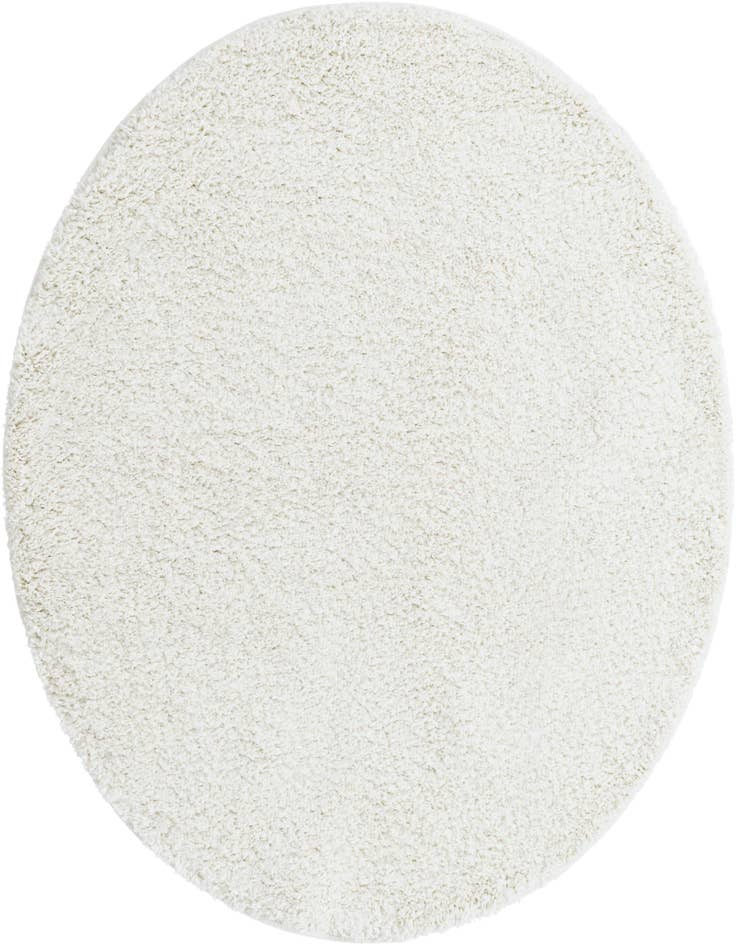 Detail image of  4' x 4' Soft Solid Shag Round Rug