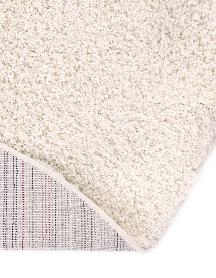 Detail image of  6' x 6' Soft Solid Shag Round Rug