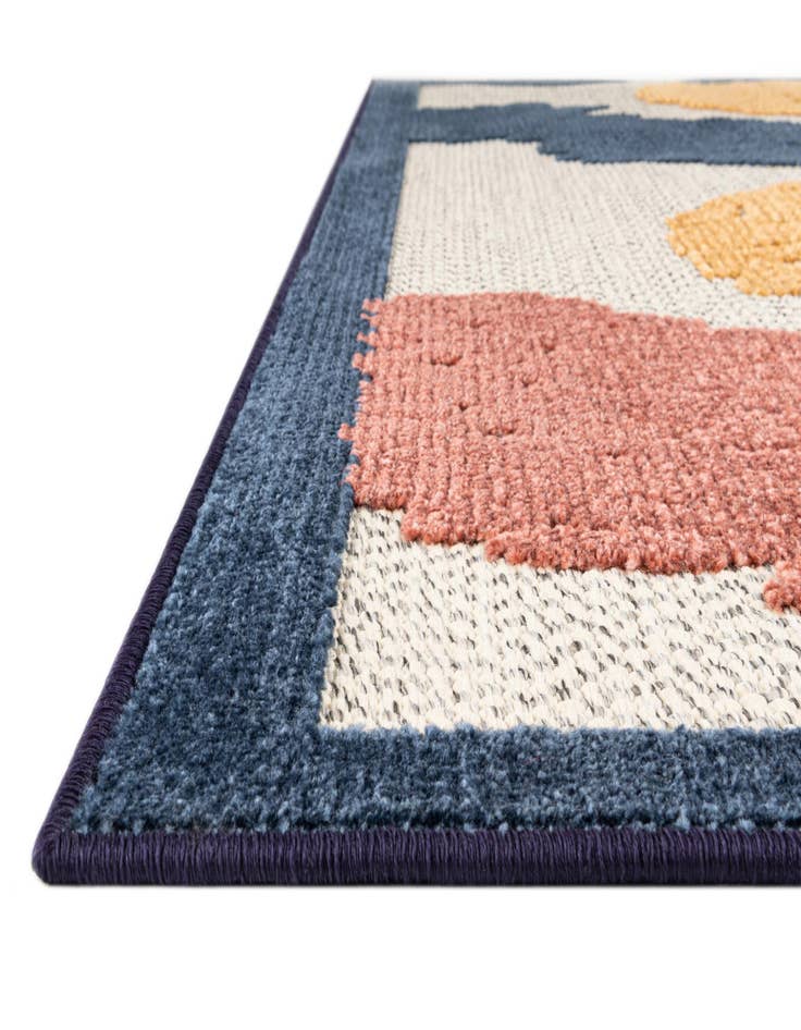 Detail image of  2' x 10'  Washable Belize Indoor / Outdoor Runner Rug