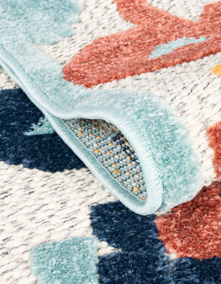 Detail image of  2' x 10'  Washable Belize Indoor / Outdoor Runner Rug