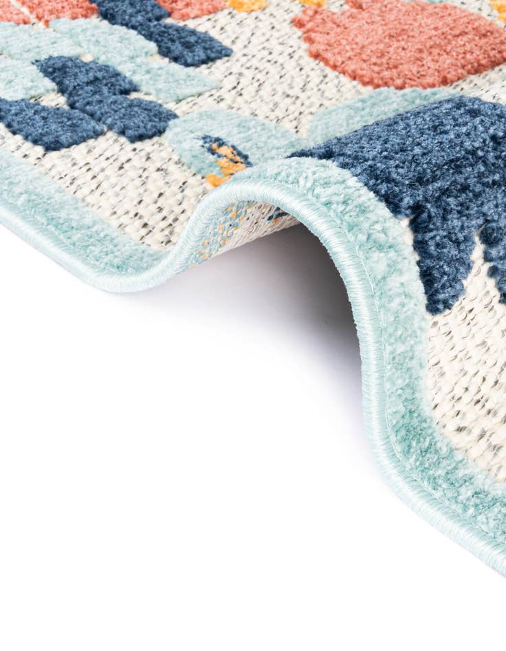 Detail image of  2' x 10'  Washable Belize Indoor / Outdoor Runner Rug