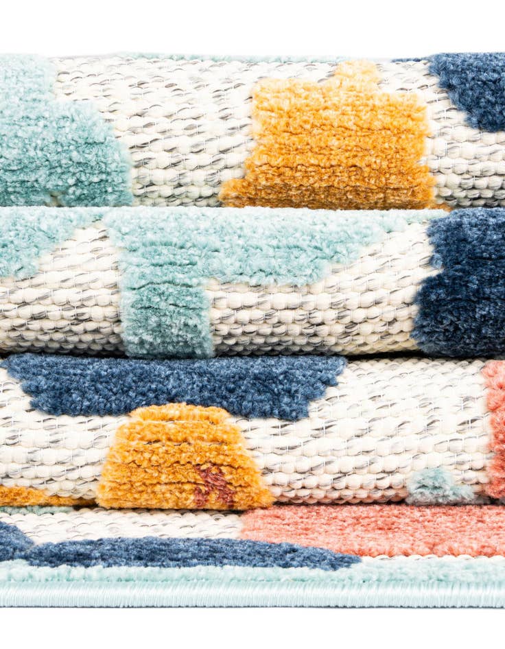 Detail image of  2' x 10'  Washable Belize Indoor / Outdoor Runner Rug
