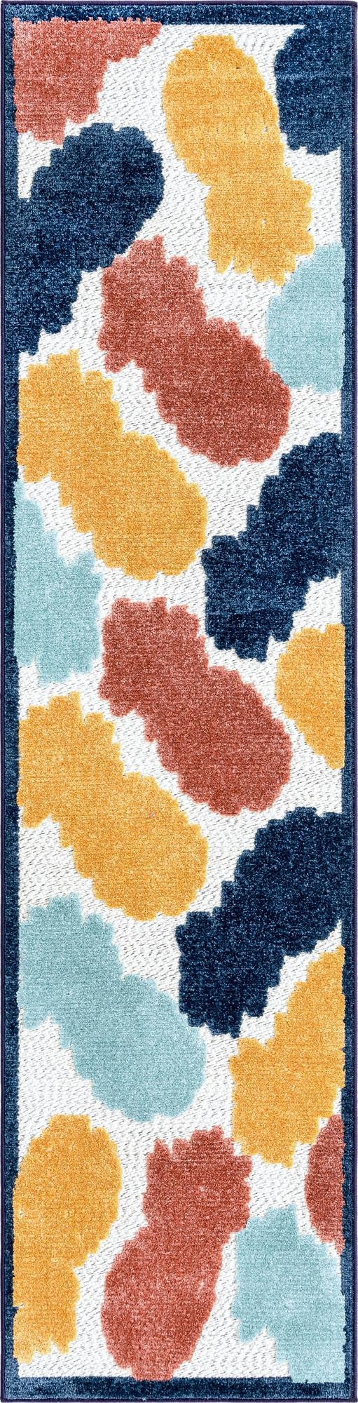 2' x 8'  Washable Belize Indoor / Outdoor Runner Rug