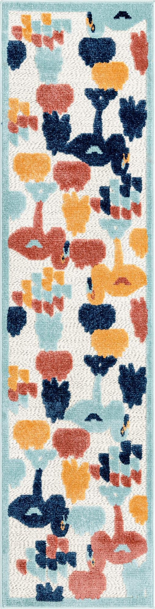  2' x 8'  Washable Belize Indoor / Outdoor Runner Rug