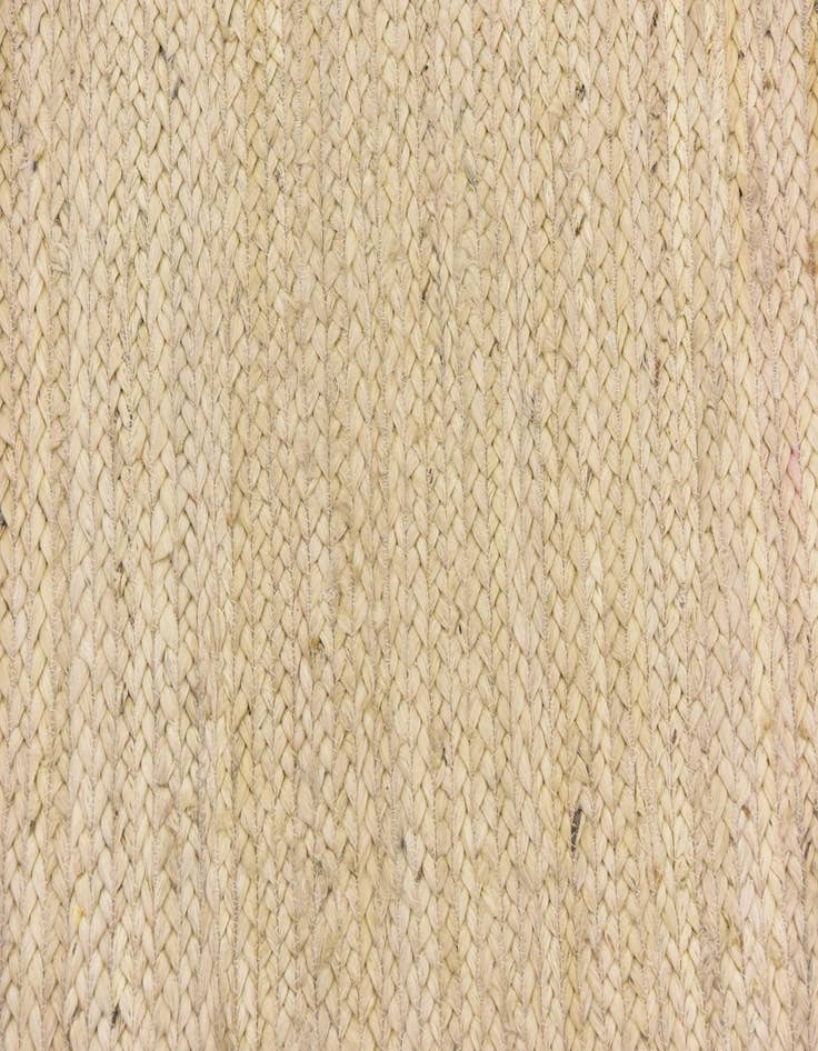 Detail image of  2' 6 x 6' 1  Hand Braided Jute Runner Rug