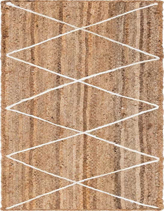 Detail image of  2' 2 x 8' 2  Hand Braided Jute Runner Rug