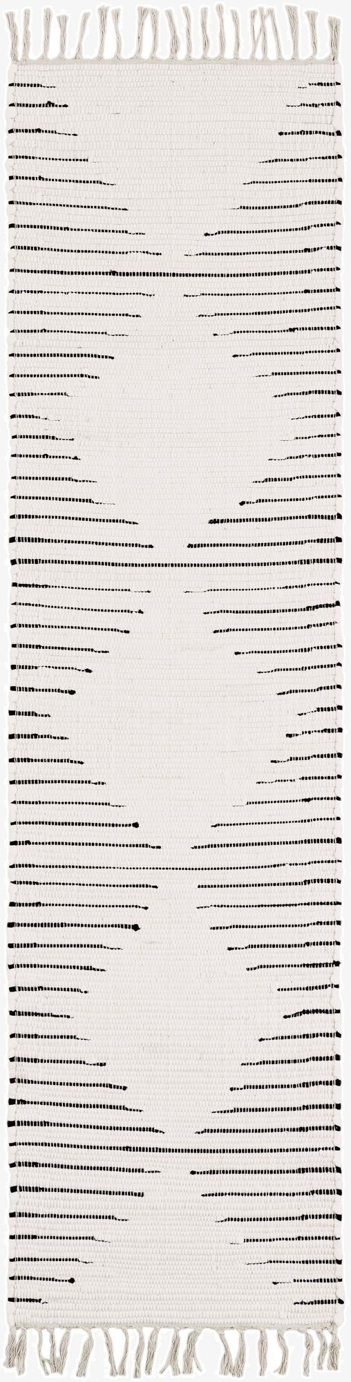  2' x 8'  Hand Woven Chindi Cotton Runner Rug