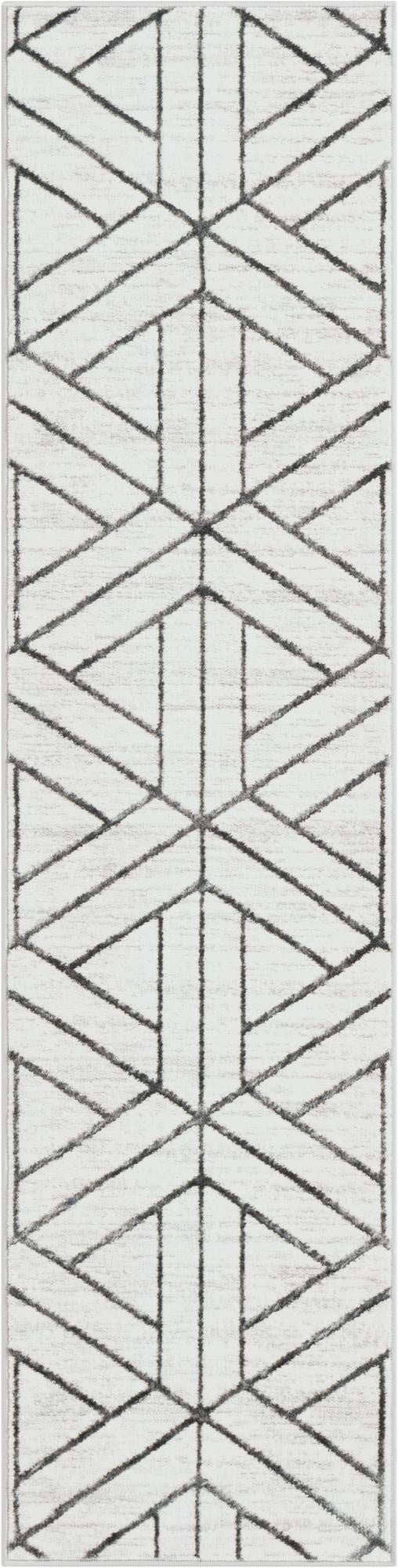  2' x 8' Lattice Trellis Runner Rug