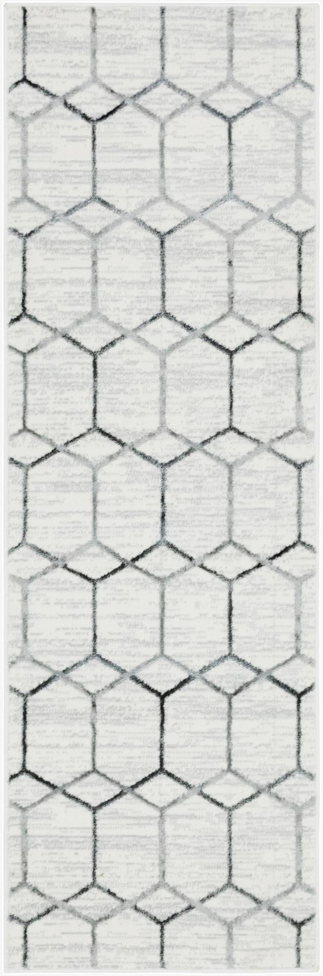  2' x 6' Lattice Trellis Runner Rug