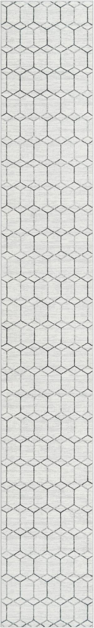  3' x 19' 8 Lattice Trellis Runner Rug
