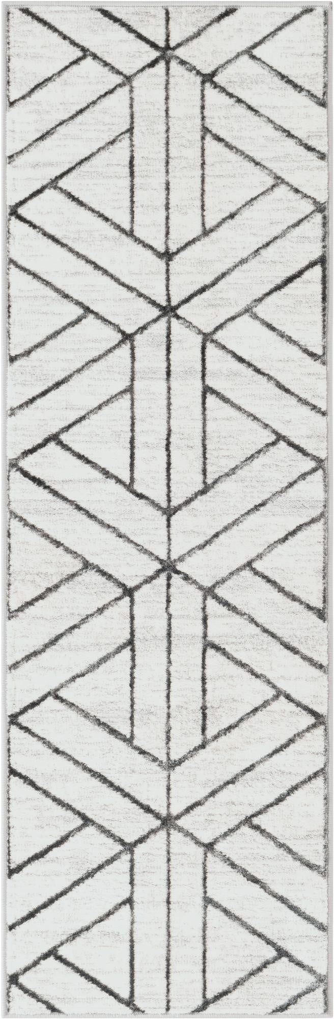  2' x 6' Lattice Trellis Runner Rug