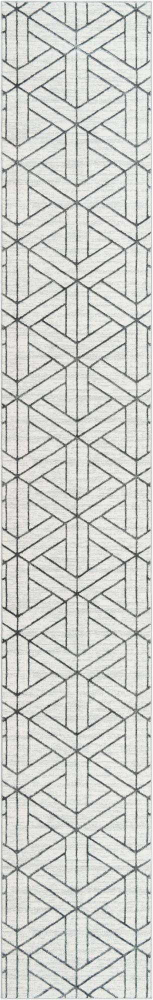  3' x 19' 8 Lattice Trellis Runner Rug