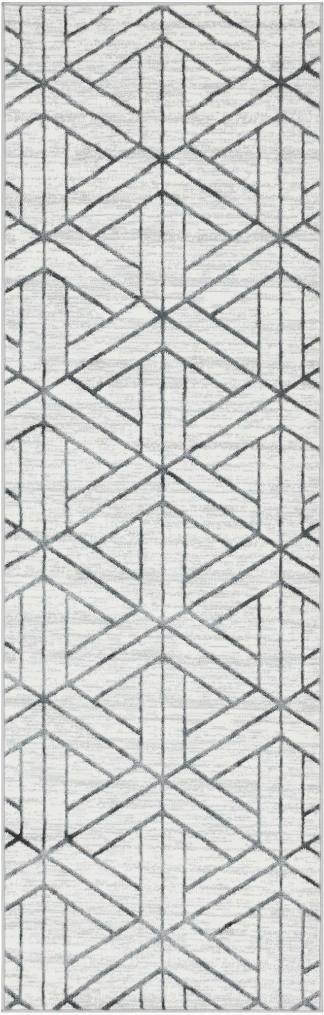  3' x 10' Lattice Trellis Runner Rug