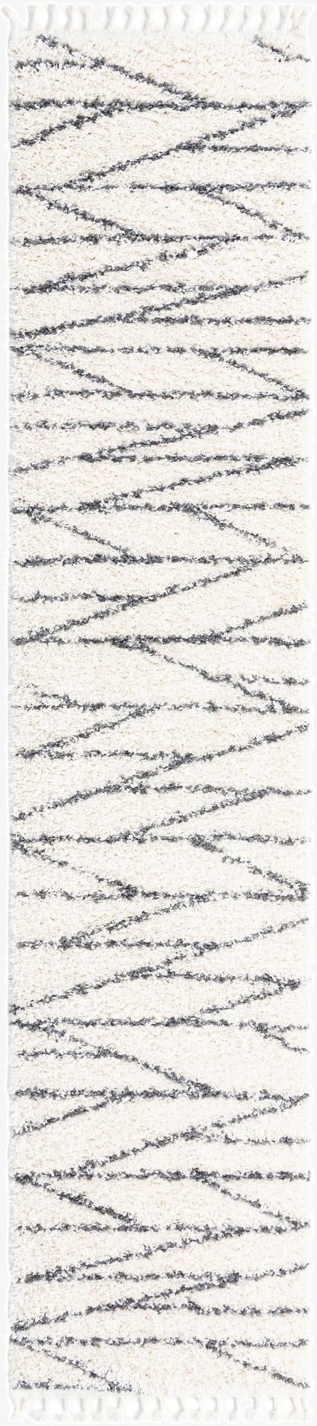  2' 7 x 12' Serenity Shag Runner Rug