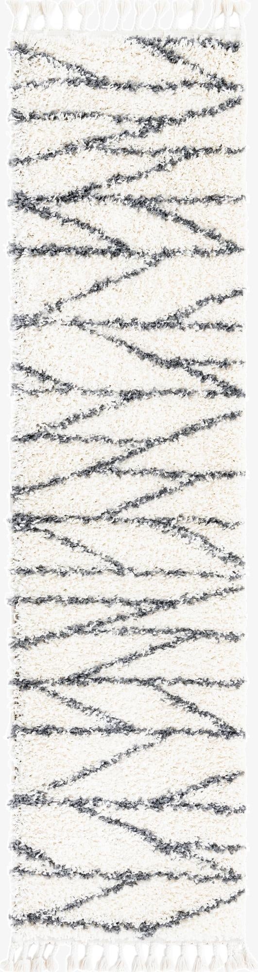  2' x 8' Serenity Shag Runner Rug