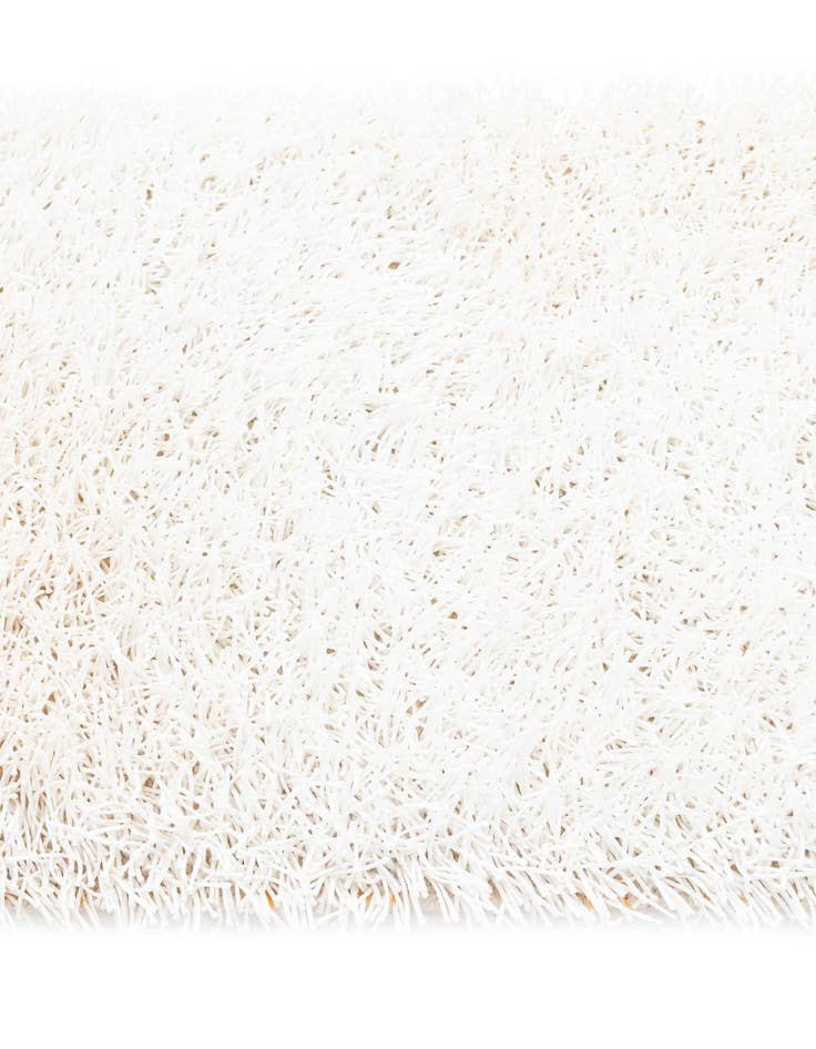 Detail image of  2' 4 x 4' 8  Hand Knotted Solid Shag Oriental Runner Rug