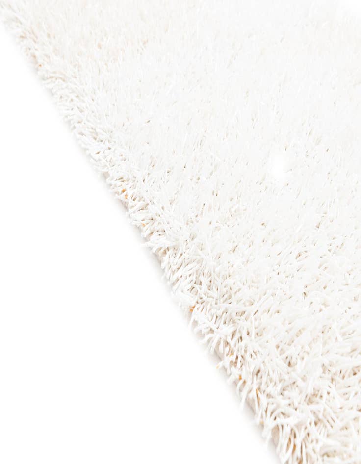 Detail image of  2' 4 x 4' 8  Hand Knotted Solid Shag Oriental Runner Rug