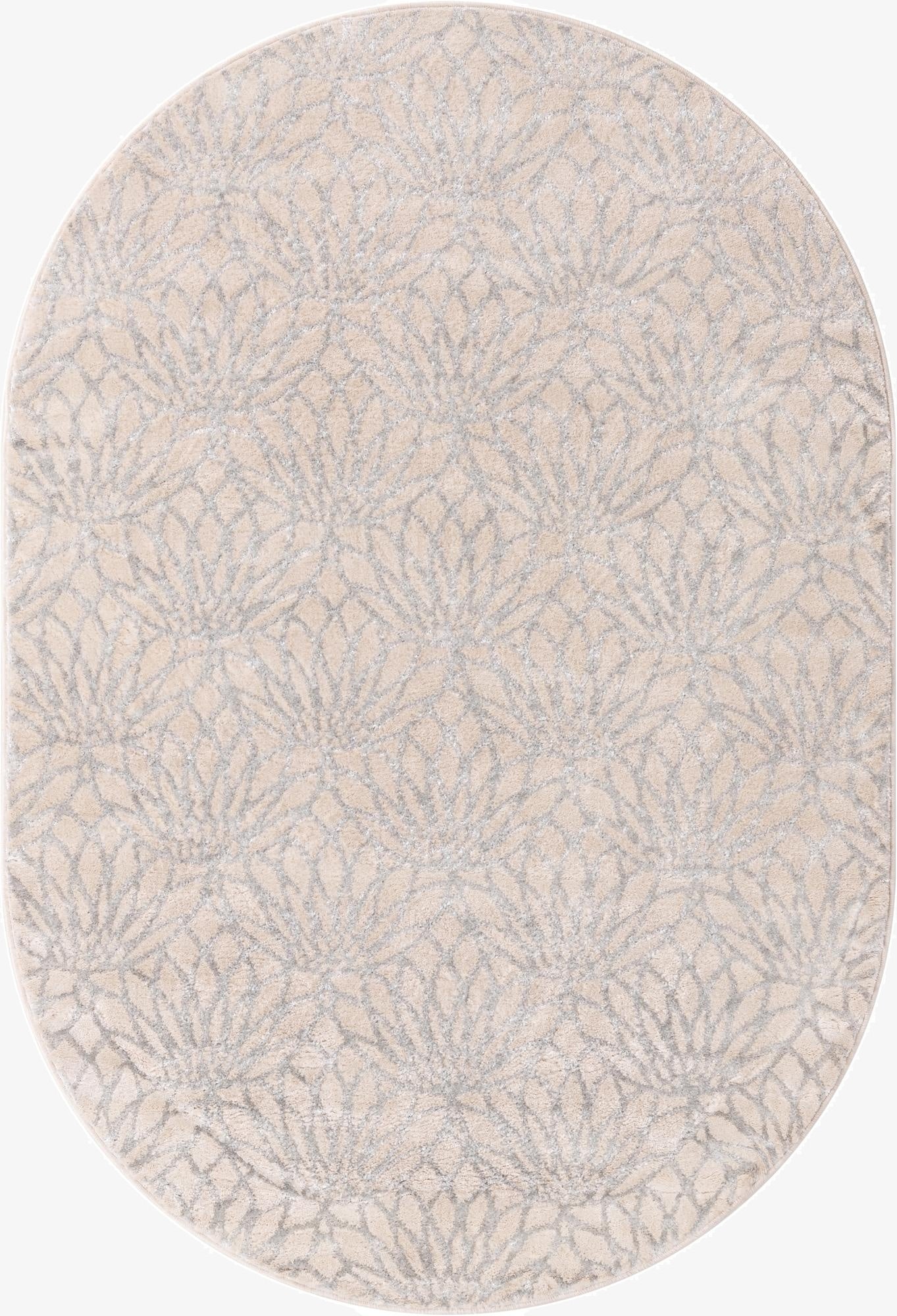  4' x 6'  Marilyn Monroe&trade; Glam Dahlia Oval Rug