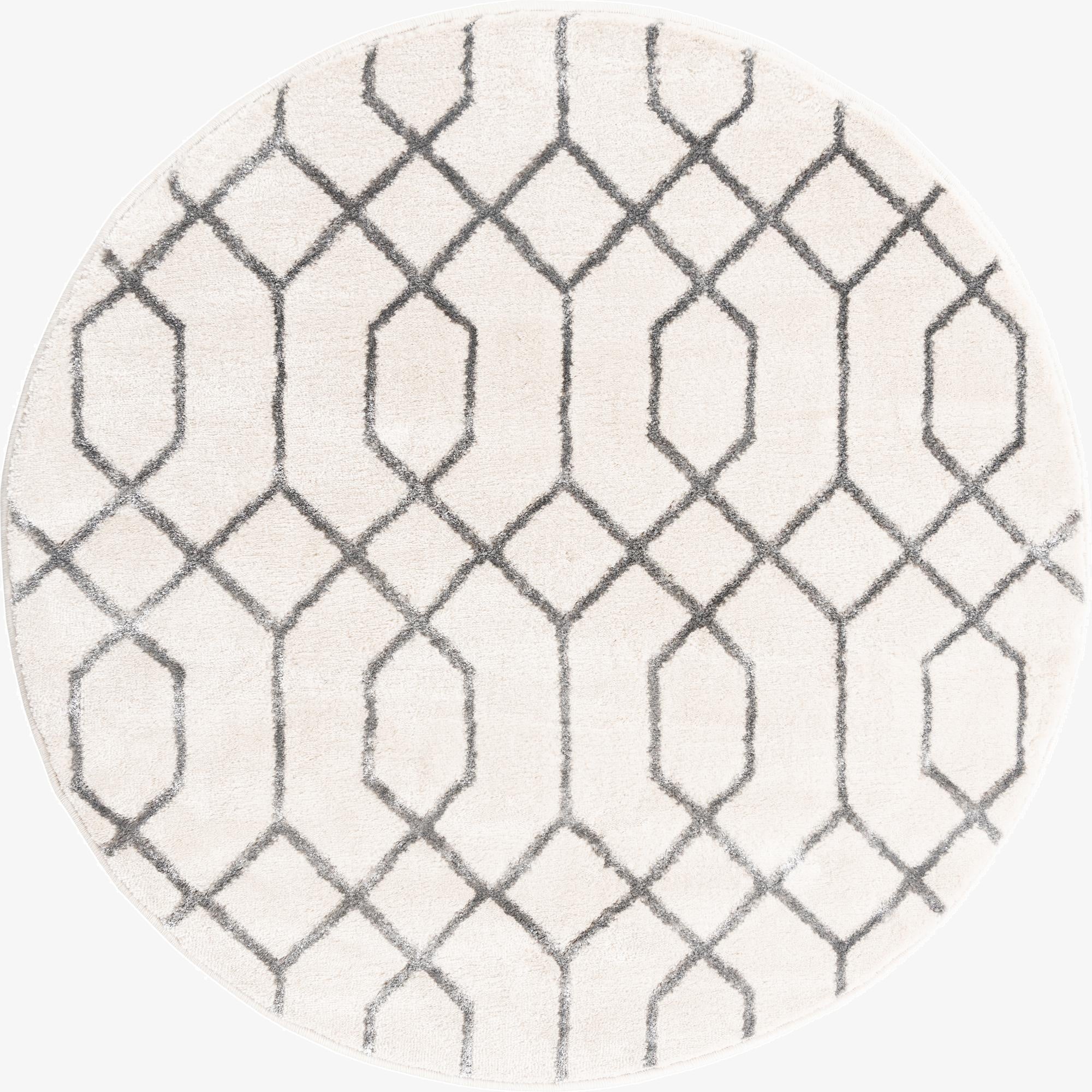  3' x 3'  Marilyn Monroe&trade; Glam Trellis Round Rug