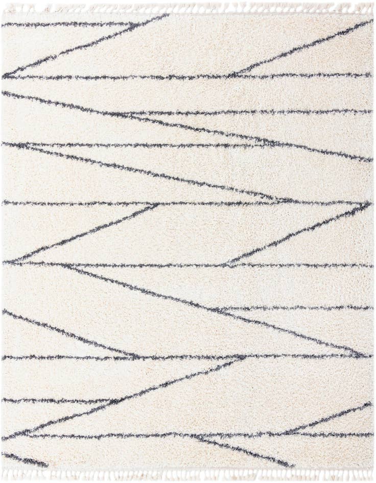 Detail image of  10' x 10' Serenity Shag Square Rug