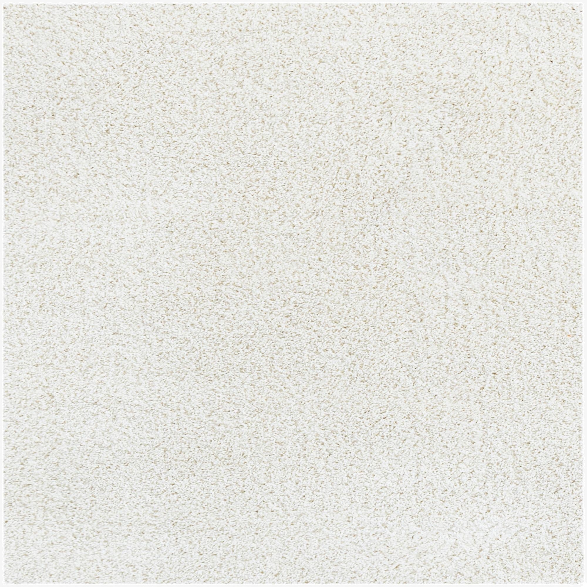  5' x 5' Soft Solid Shag Square Rug