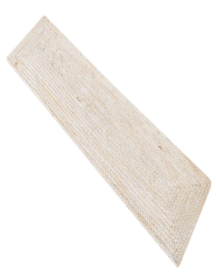 Detail image of  1' 2 x 5' 1  Hand Braided Jute Table Runner Rug