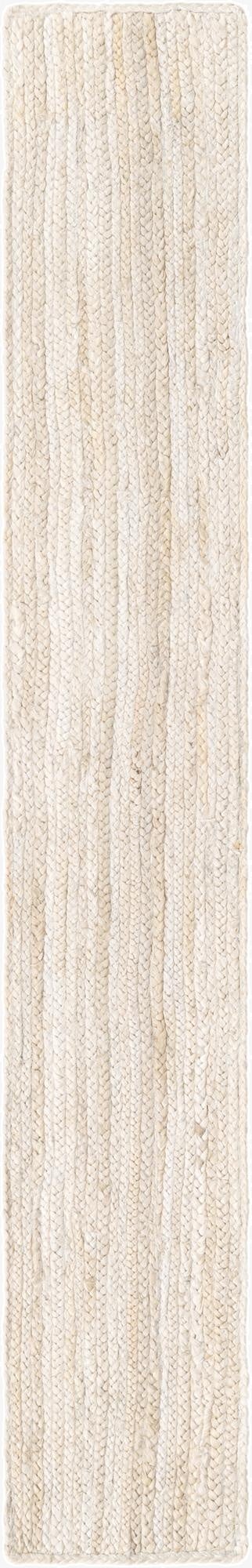  1' 2 x 8'  Hand Braided Jute Table Runner Rug