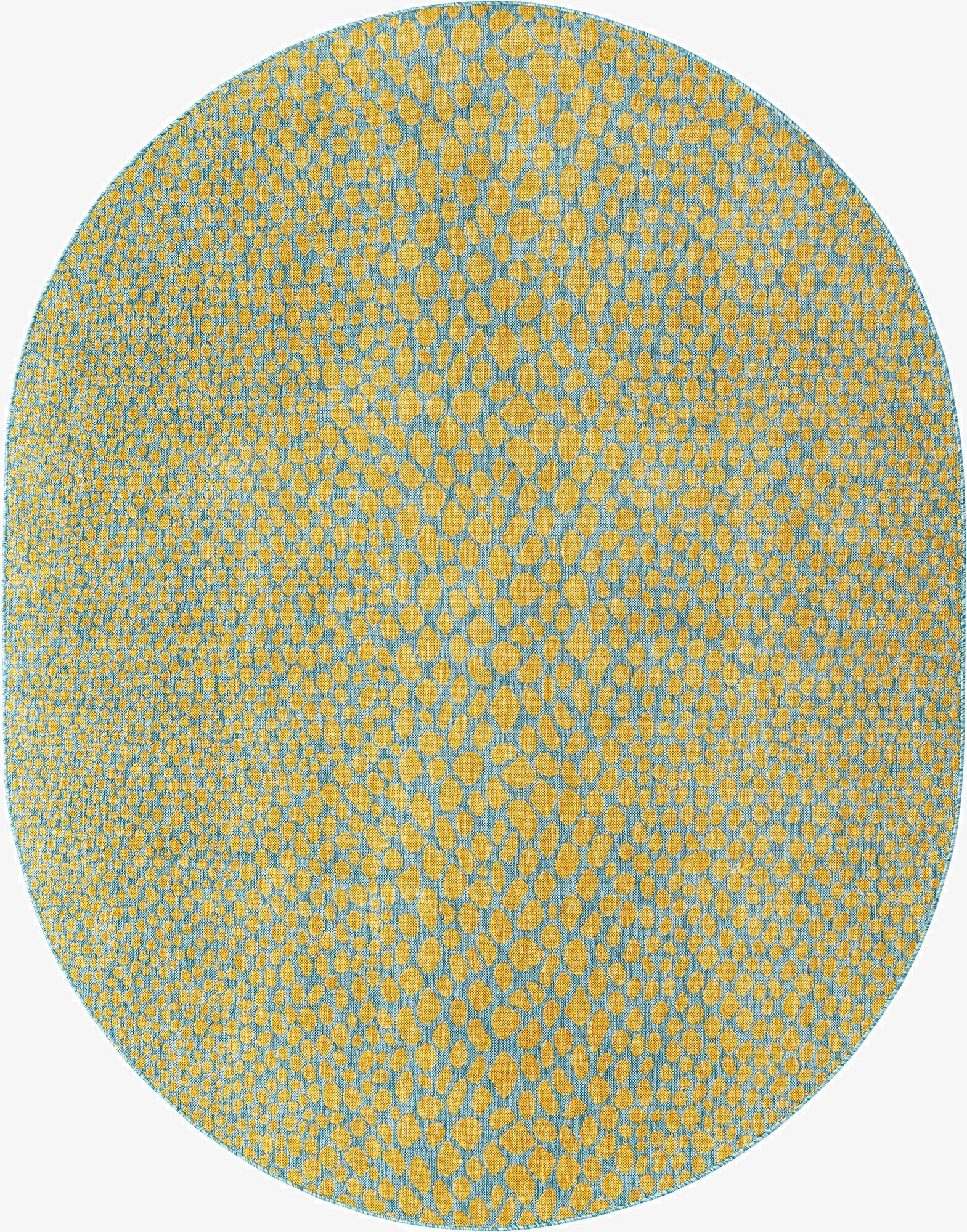  7' 10 x 10'  Washable Jill Zarin Cape Town Indoor / Outdoor Oval Rug