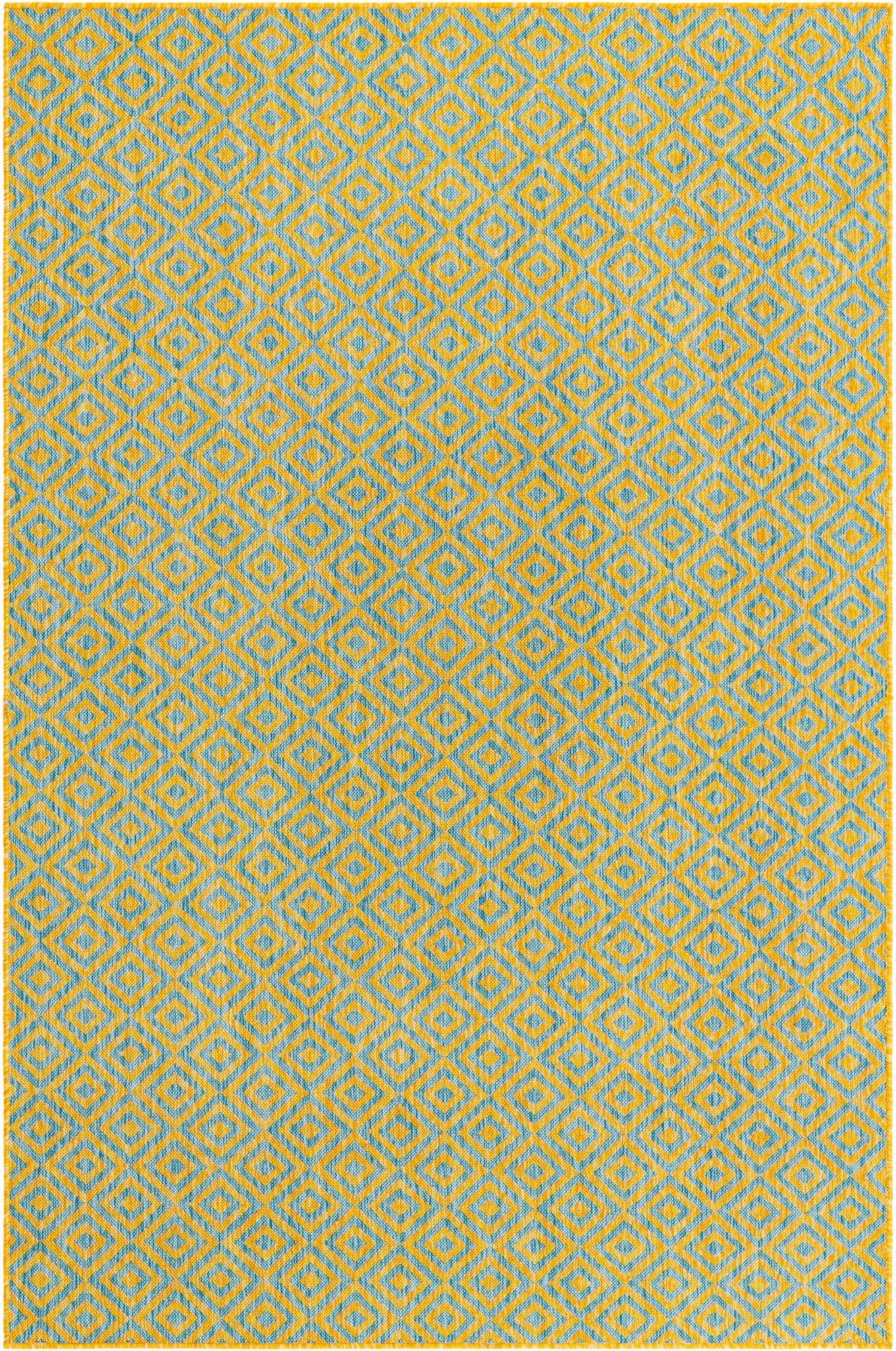  6' x 9'  Washable Jill Zarin Costa Rica Indoor / Outdoor Rug