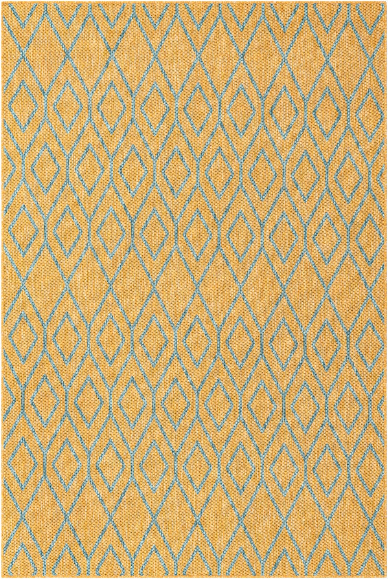  6' x 9'  Washable Jill Zarin Turks and Caicos Indoor / Outdoor Rug