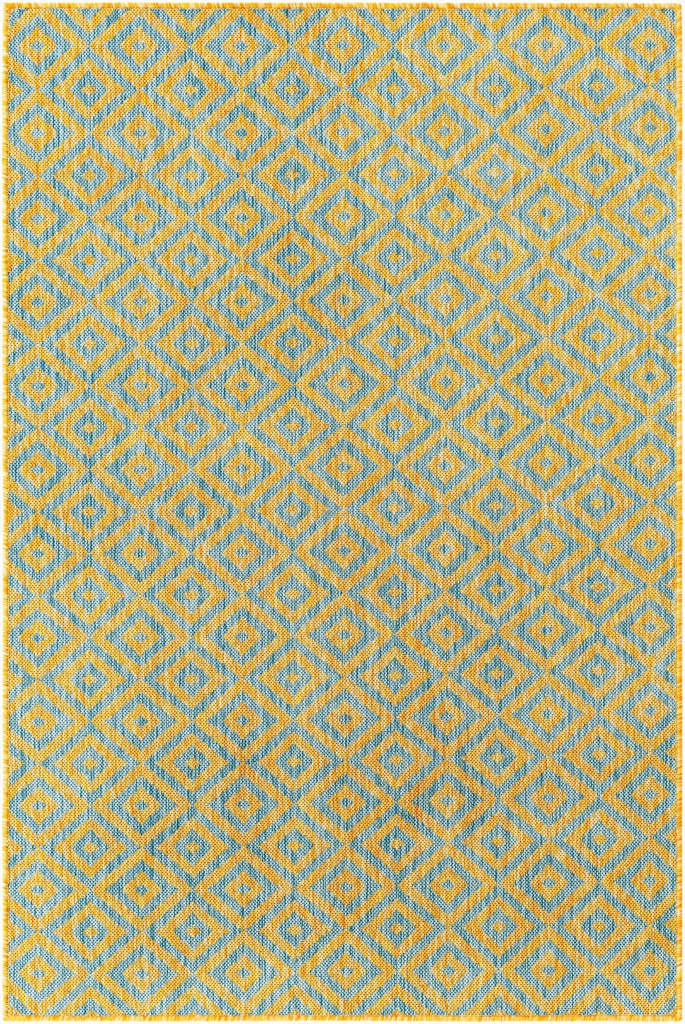  4' x 6'  Washable Jill Zarin Costa Rica Indoor / Outdoor Rug