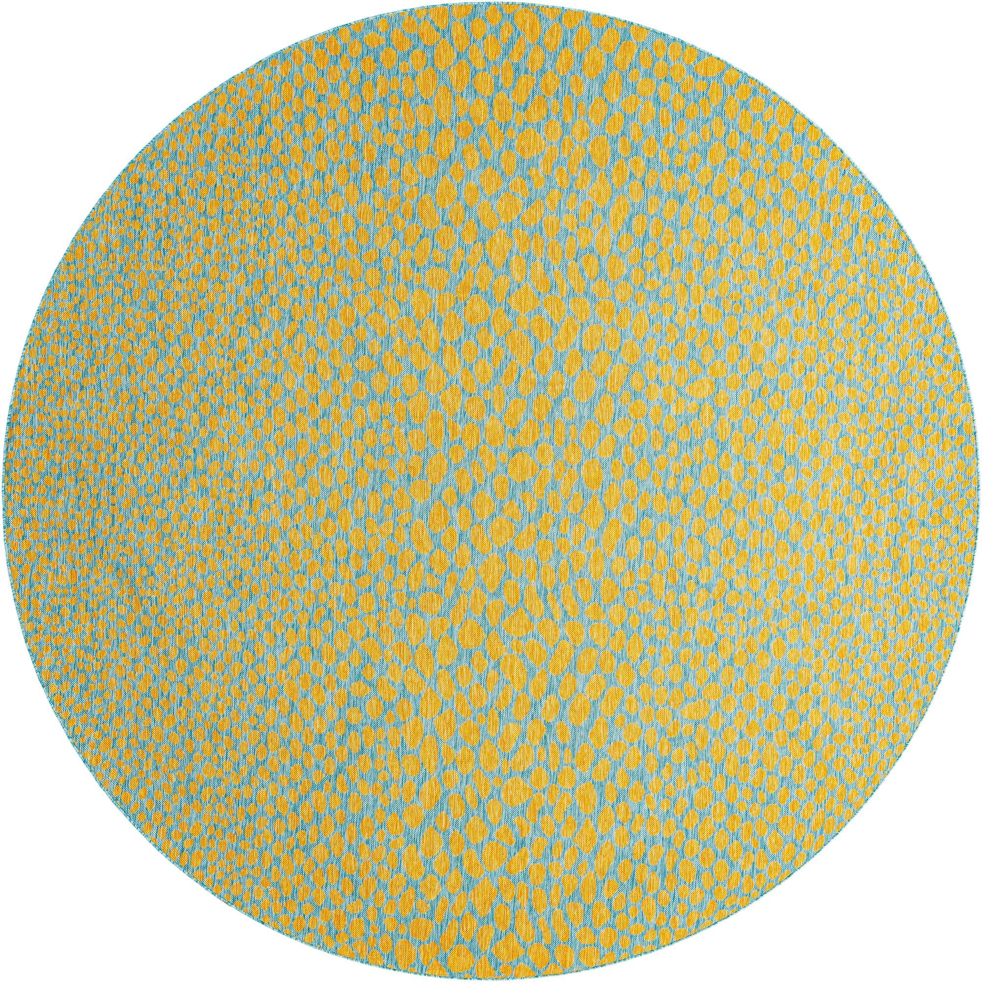 Rug Yellow and Aqua Swatch link