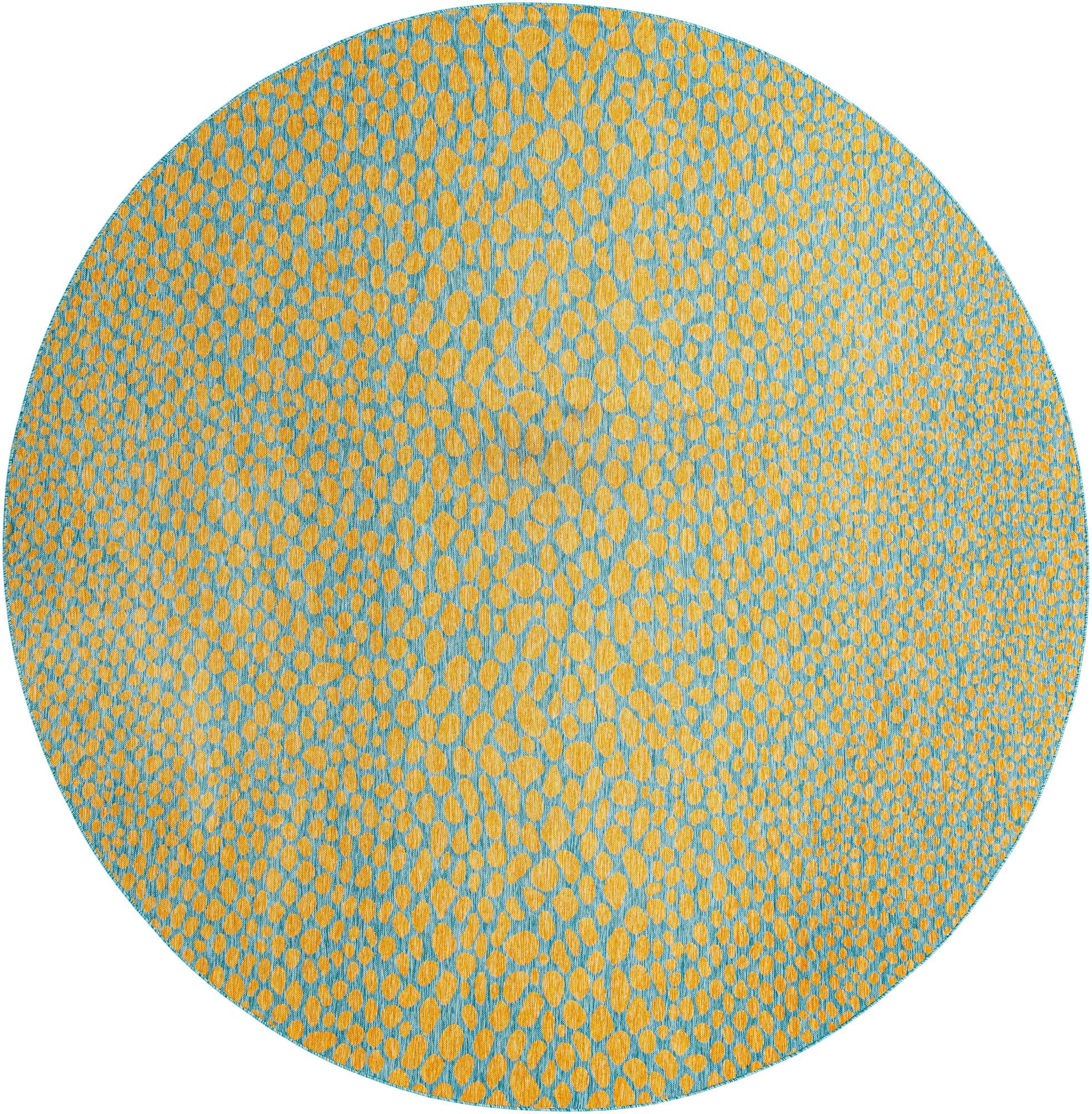 Rug Yellow and Aqua Swatch link