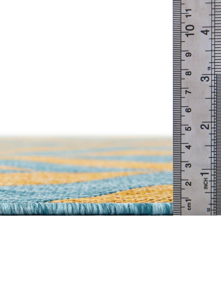 Detail image of  6' 7 x 6' 7  Washable Jill Zarin Napa Indoor / Outdoor Round Rug