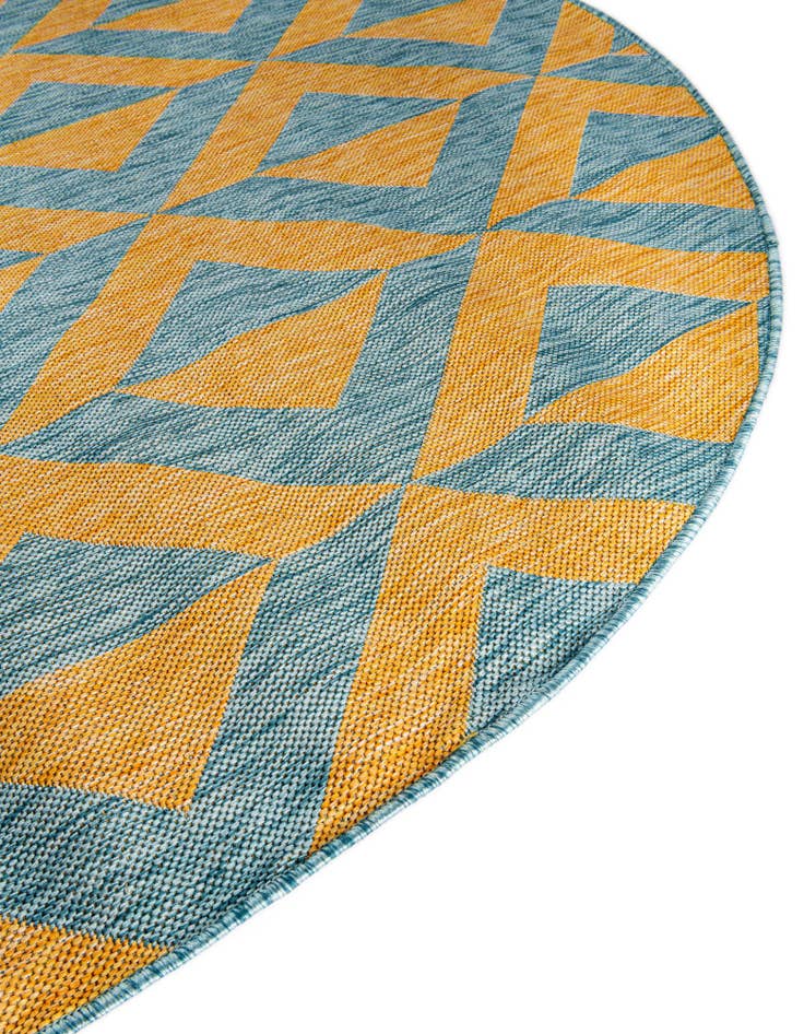 Detail image of  6' 7 x 6' 7  Washable Jill Zarin Napa Indoor / Outdoor Round Rug