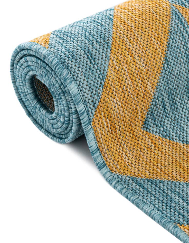 Detail image of  6' 7 x 6' 7  Washable Jill Zarin Napa Indoor / Outdoor Round Rug