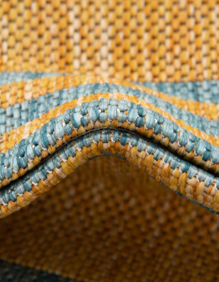 Detail image of  13' x 13'  Washable Jill Zarin Anguilla Indoor / Outdoor Round Rug