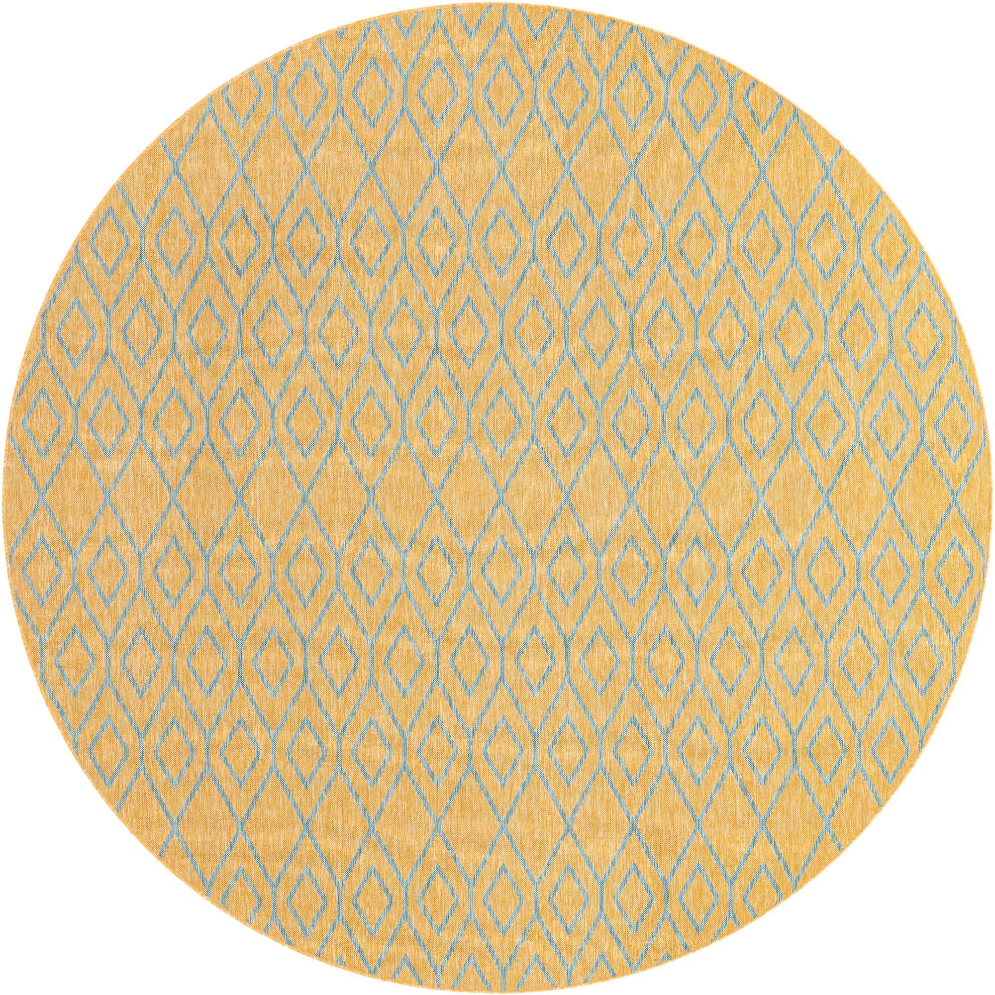 Rug Yellow and Aqua Swatch link
