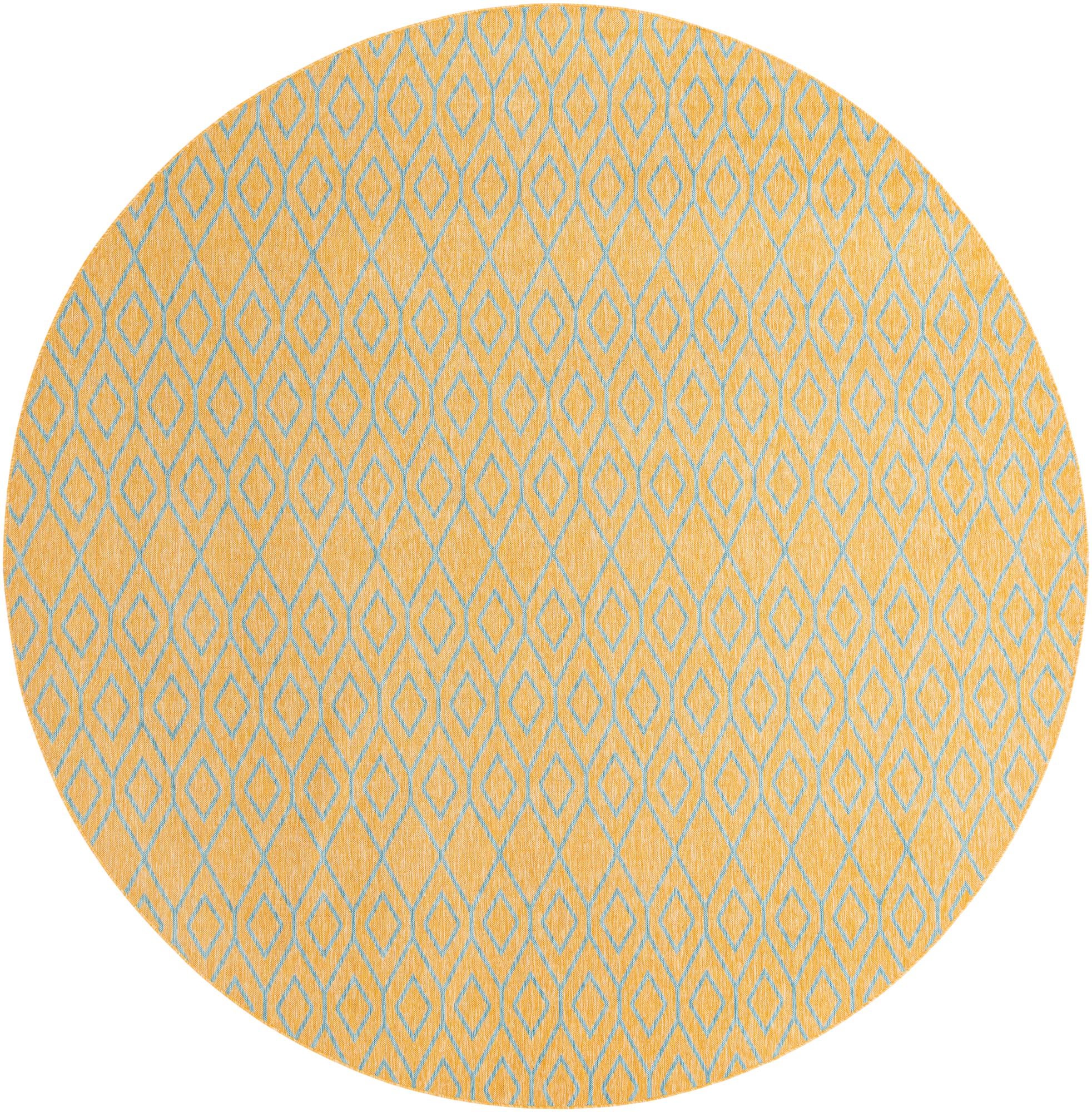 Rug Yellow and Aqua Swatch link