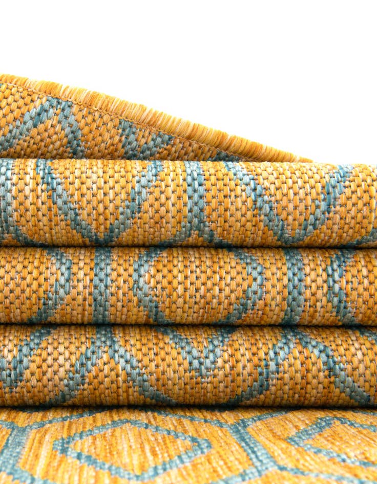 Detail image of  10' 8 x 10' 8  Washable Jill Zarin Turks and Caicos Indoor / Outdoor Round Rug