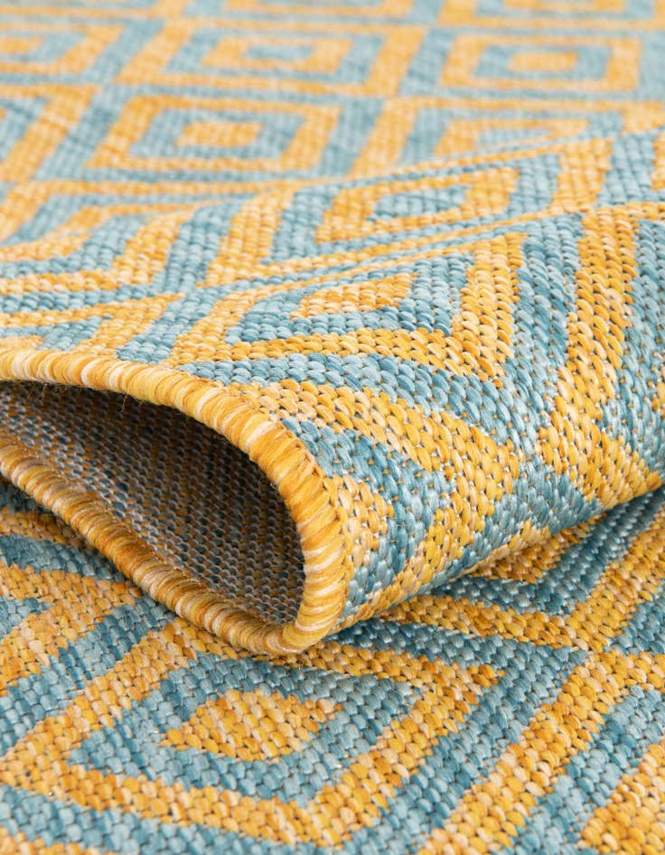 Detail image of  2' x 6'  Washable Jill Zarin Costa Rica Indoor / Outdoor Runner Rug