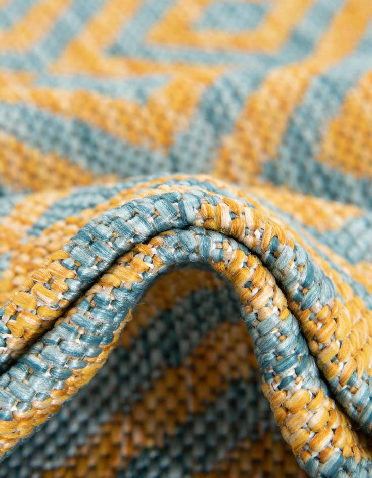 Detail image of  2' x 6'  Washable Jill Zarin Costa Rica Indoor / Outdoor Runner Rug