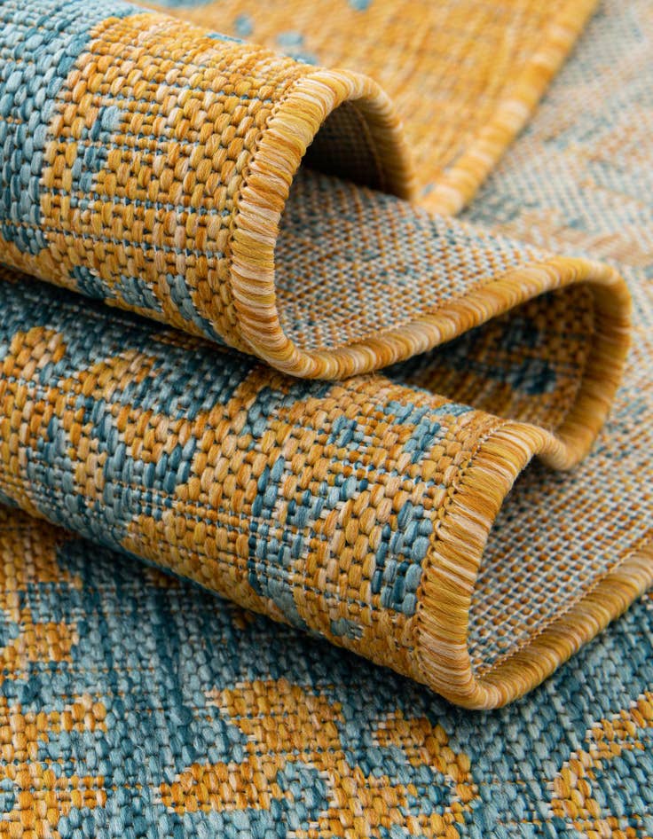 Detail image of  2' x 6'  Washable Jill Zarin Dubai Indoor / Outdoor Runner Rug