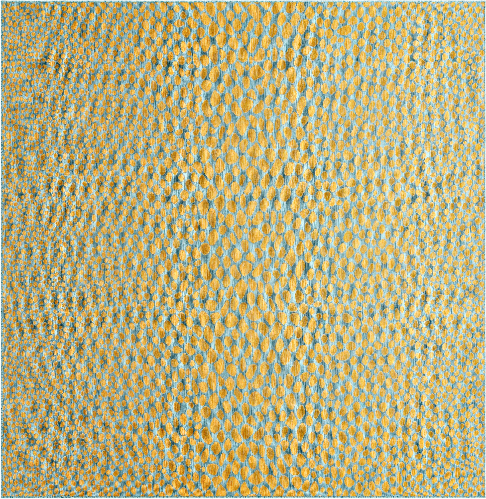 Rug Yellow and Aqua Swatch link