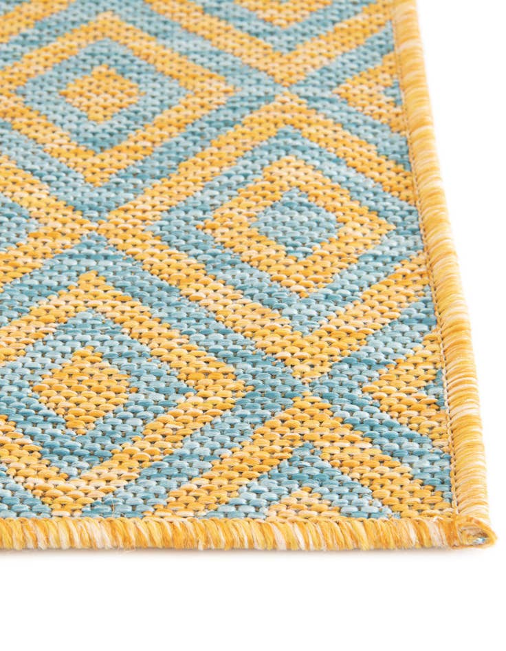 Detail image of  13' x 13'  Washable Jill Zarin Costa Rica Indoor / Outdoor Square Rug
