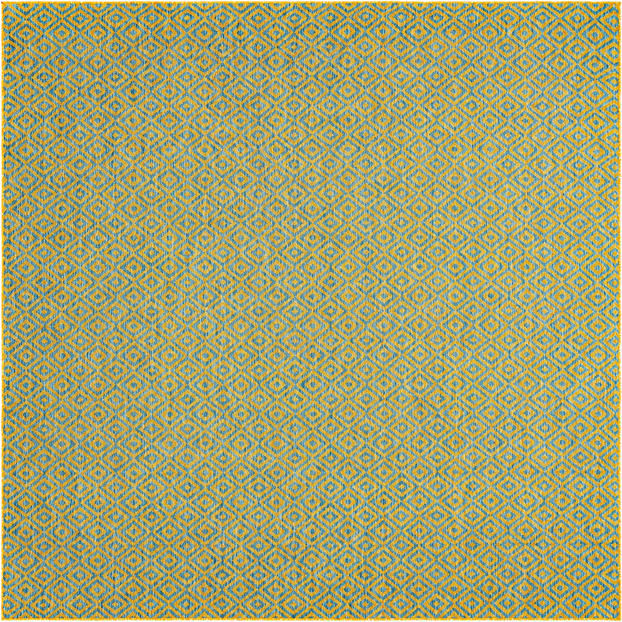 Rug Yellow and Aqua Swatch link