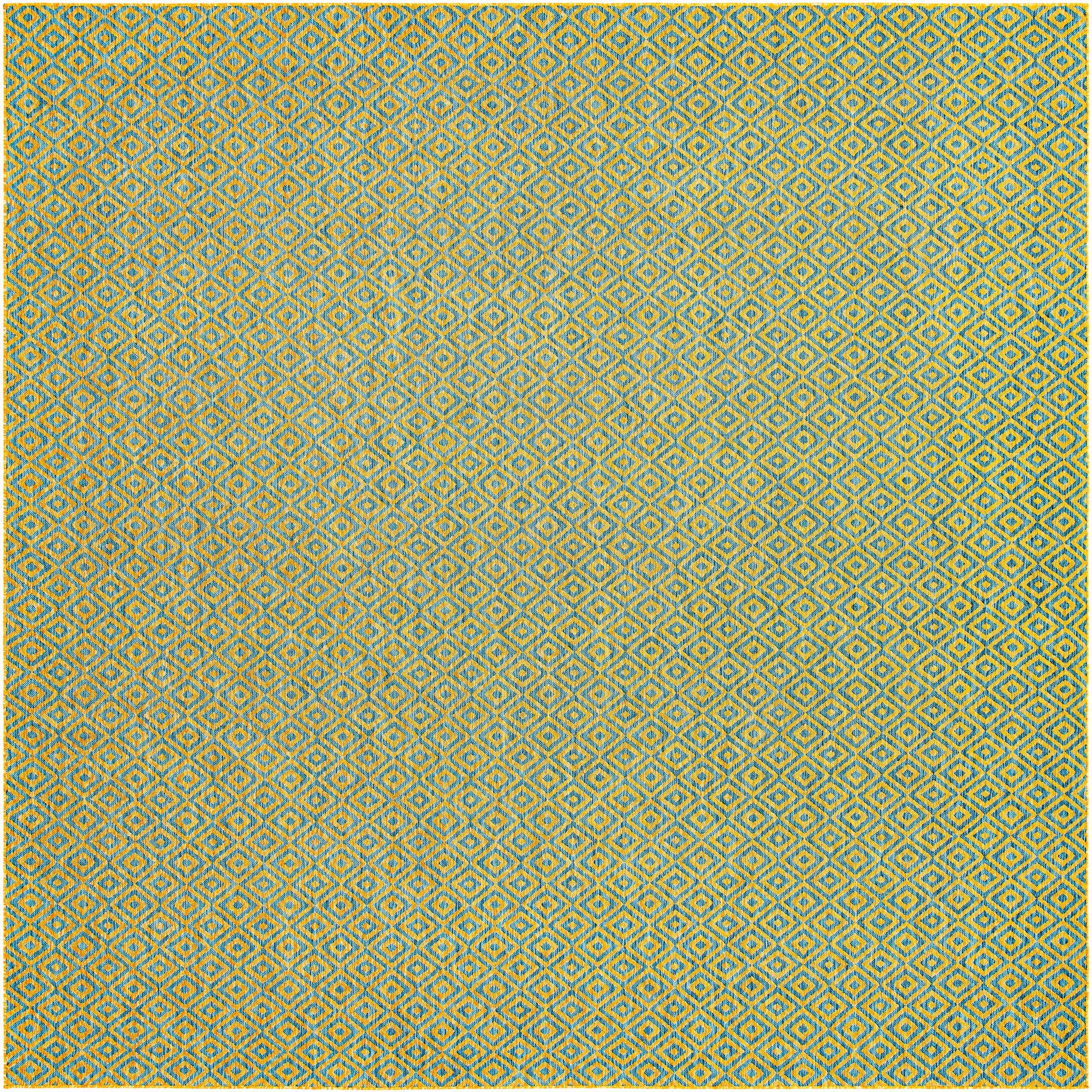 Rug Yellow and Aqua Swatch link