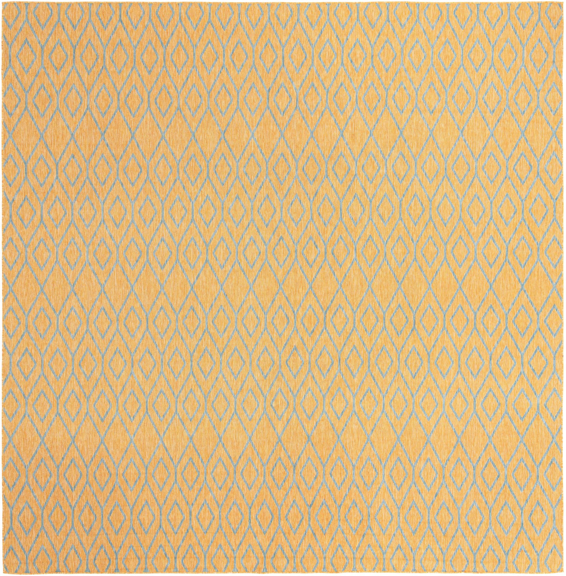Rug Yellow and Aqua Swatch link