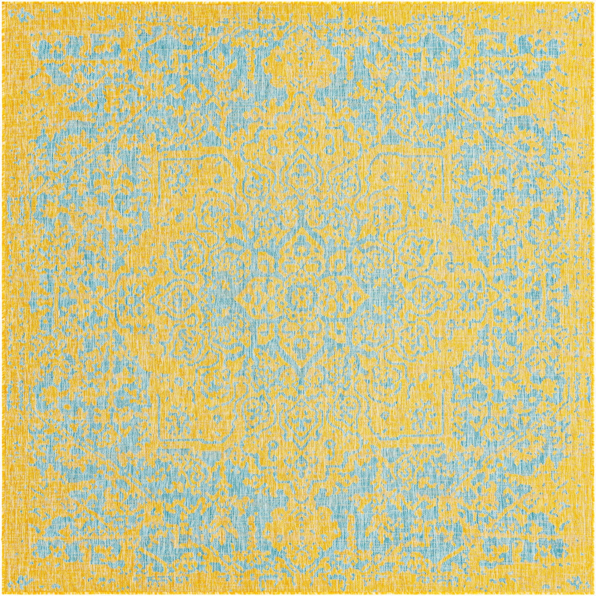 Primary image  7' 10 x 7' 10  Washable Jill Zarin Dubai Indoor / Outdoor Square Rug